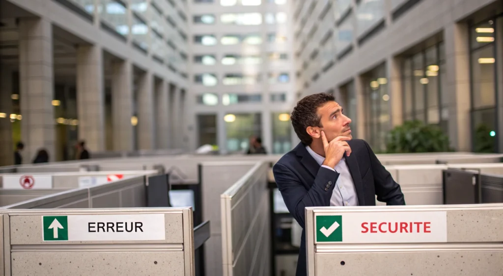 Investisseur marocain choisissant entre une mauvaise affaire et un investissement sécurisé.