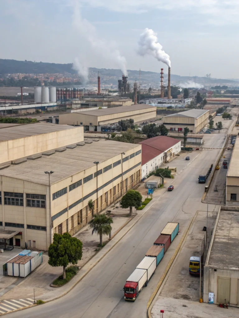 zone industrielle ain sebaa bernoussi immobilier