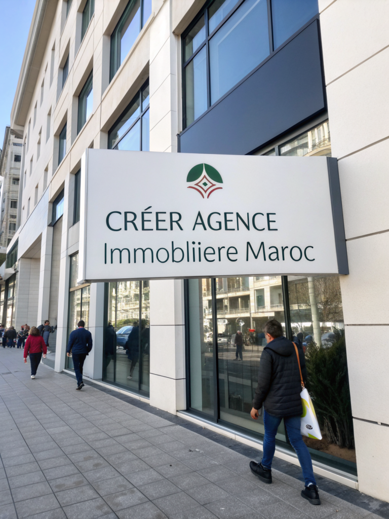 créer agence immobilière maroc immobilier