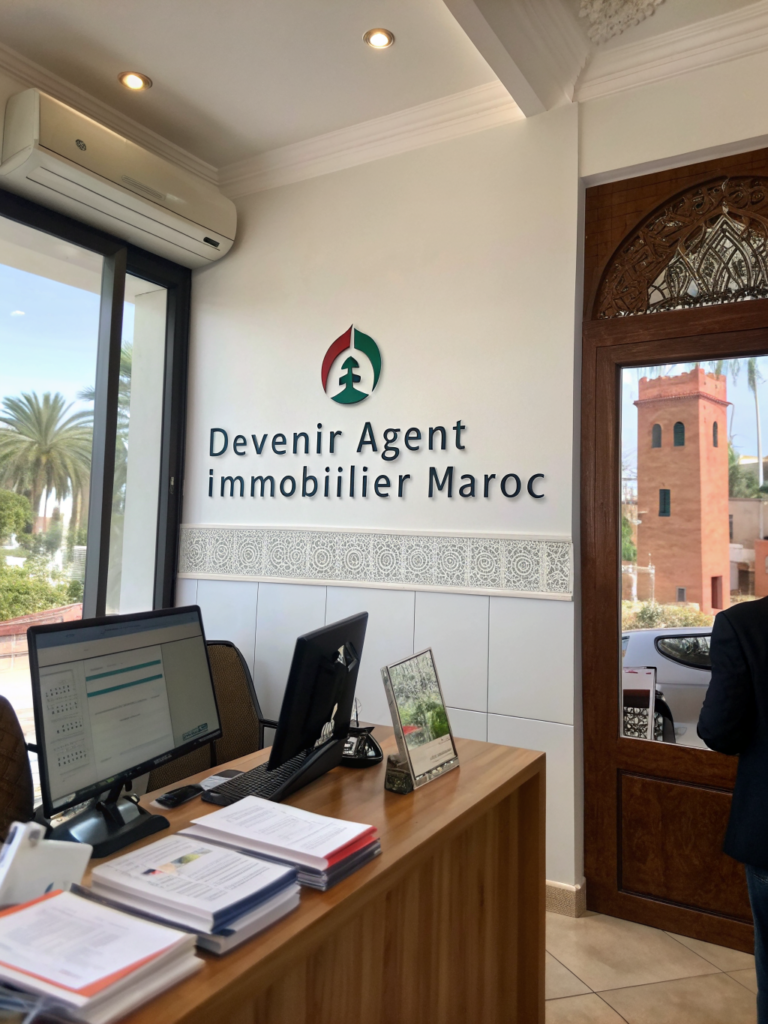 devenir agent immobilier maroc immobilier