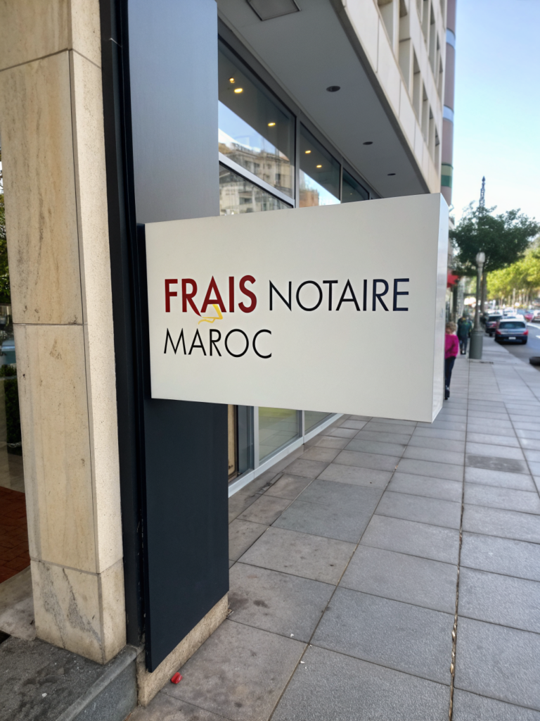 frais notaire maroc immobilier