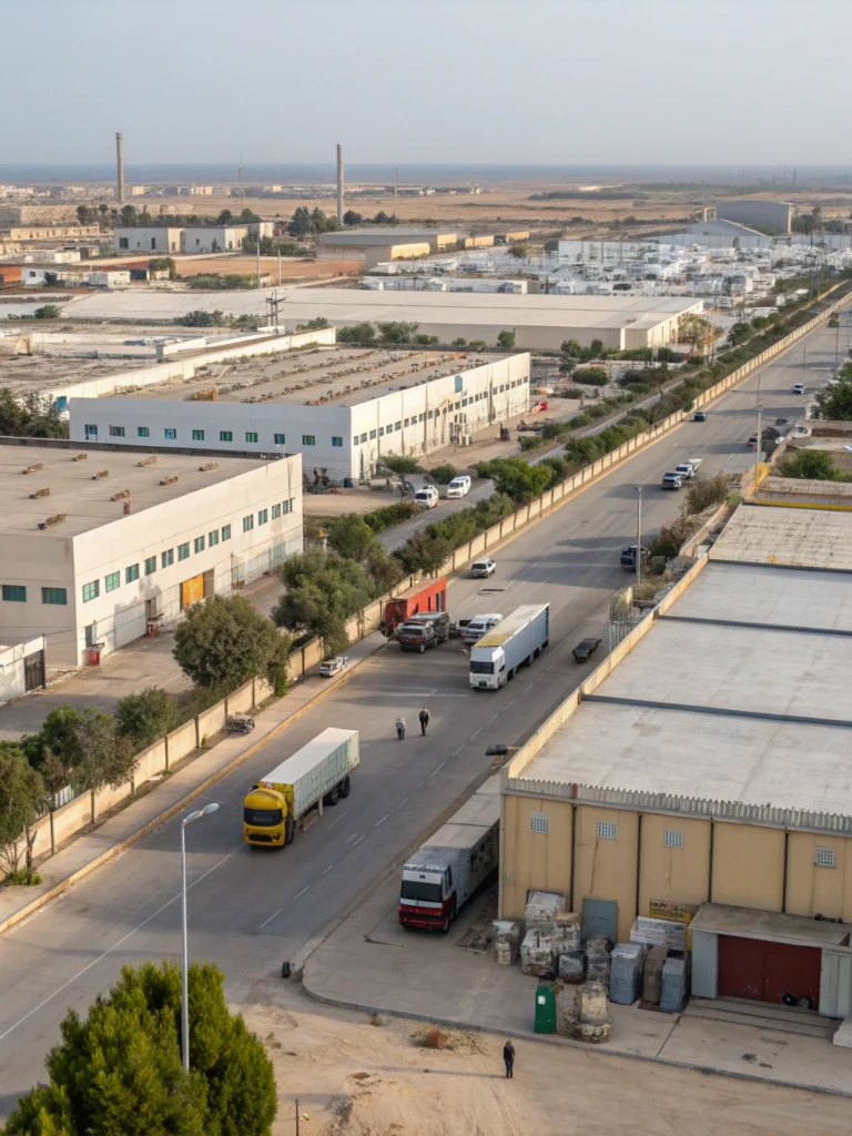 zone industrielle ain sebaa bernoussi