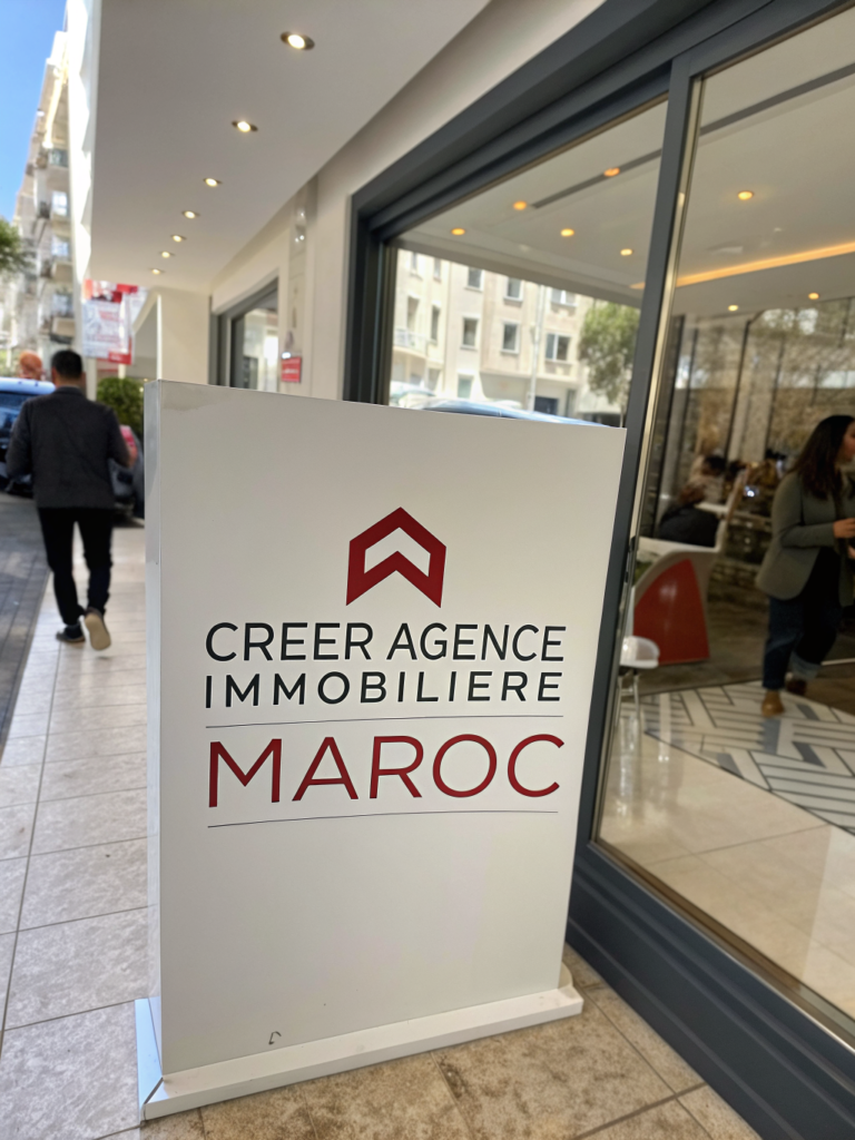 créer agence immobilière maroc
